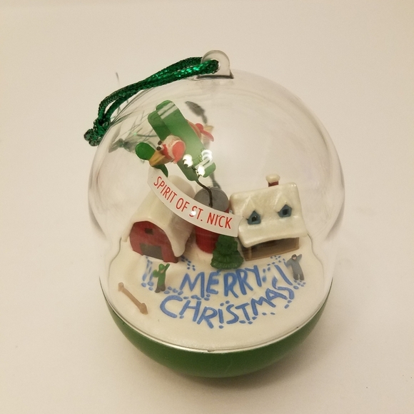 1989 Hallmark Magic Ornament Light Motion Spirit of St Nick Plane Swoops Soars - Picture 4 of 16